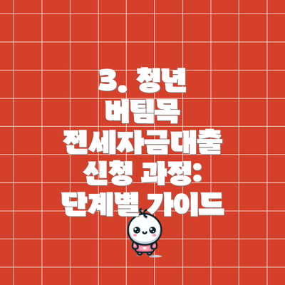 3. 청년 버팀목 전세자금대출 신청 과정: 단계별 가이드