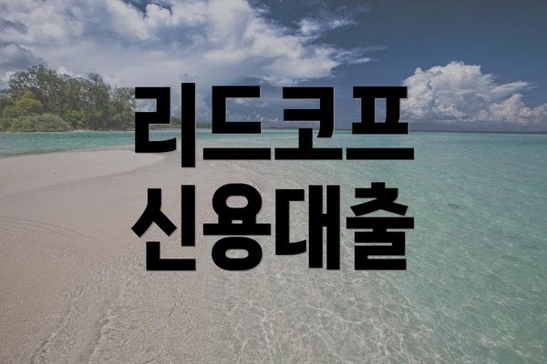 리드코프 신용대출