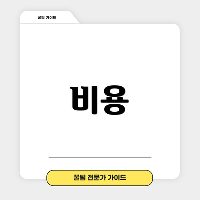 비용