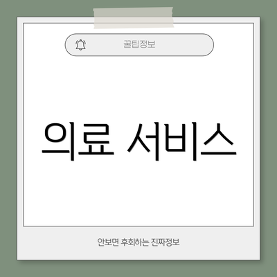 의료 서비스