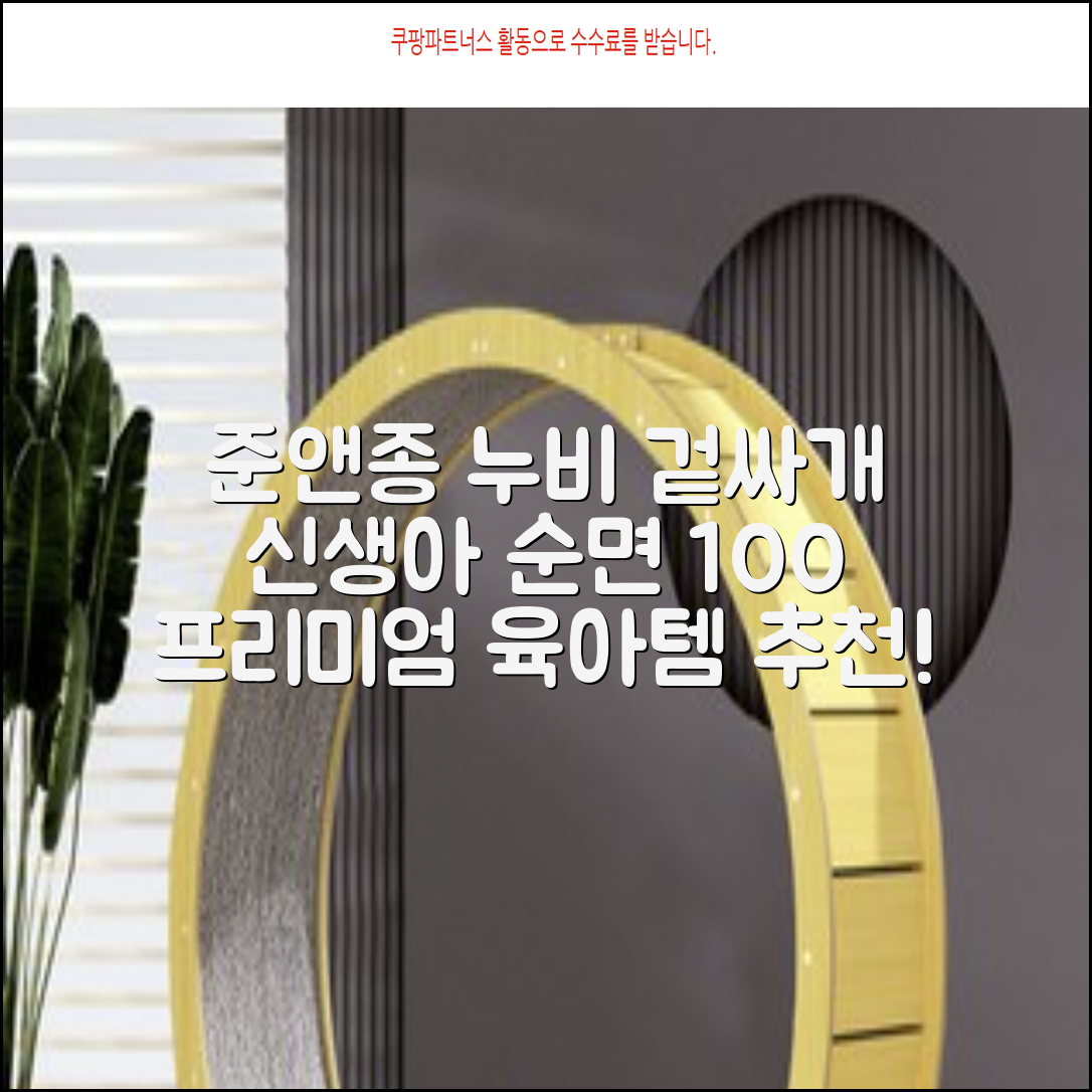 준앤종 프리미엄 순면 신생아 누비 겉싸개 추천 리뷰