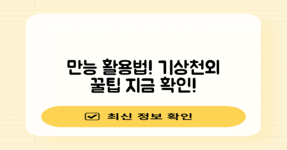 다양한 활용법 제시