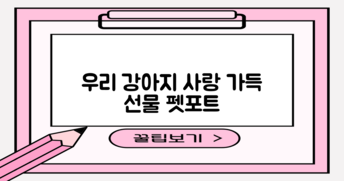 펫포트, 우리 강아지에게 선물