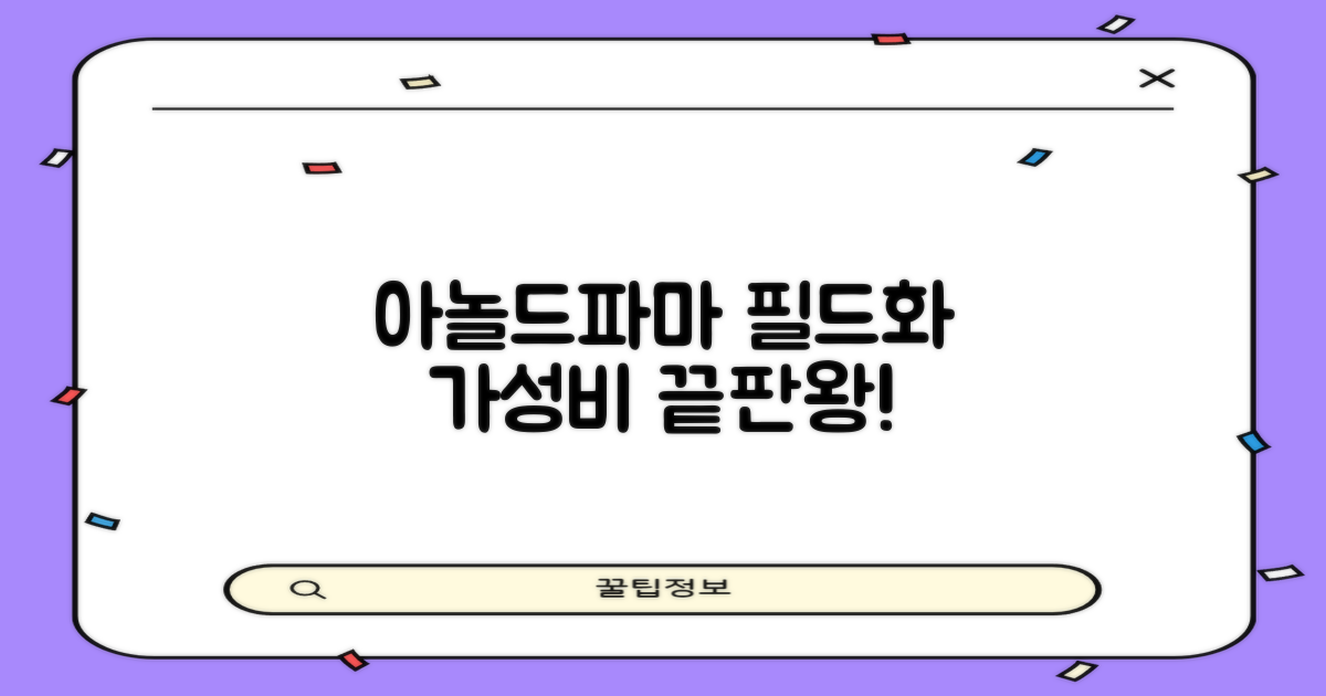 아놀드파마, 필드화의 가성비