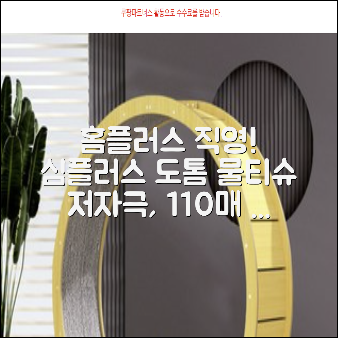 홈플러스 공식 본사 직영 simplus 도톰한 물티슈 캡형 저자극 심플러스 시그니처, 110매입, 20개 추천 리뷰